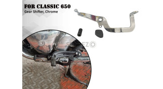 Fit For Royal Enfield Classic 650 Gear Shifter Pedal With Rubber Chrome